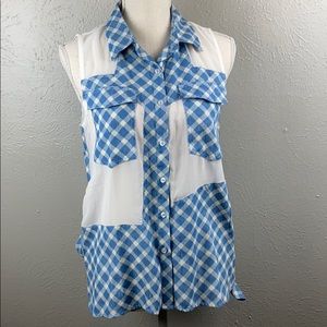 Potters Pot Button Up asymmetrical design